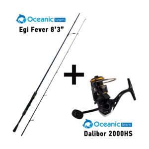 COMBO EGING OCEANIC TEAM EGI FEVER 8’3” + DALIBOR 2000HS